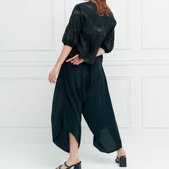 NWT Rujula Sheth Black M/L Harem Pants - Picture 4 of 4